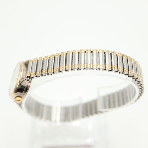 Carriage by Timex Womens Two Tone Watch 22mm Expansion Band w New Battery - Picture 10 of 12